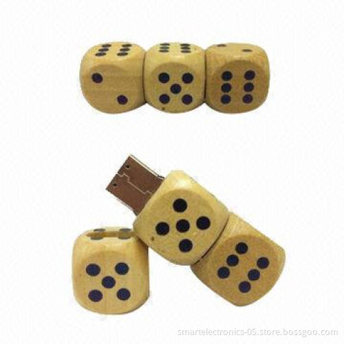 Wooden USB flash drives, 64MB-128GB capacity